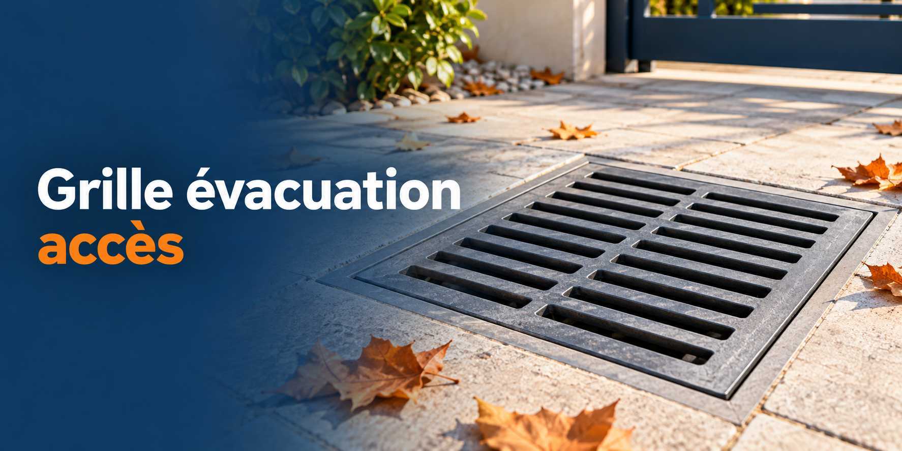 Illustration du sujet : Grille évacuation accès.