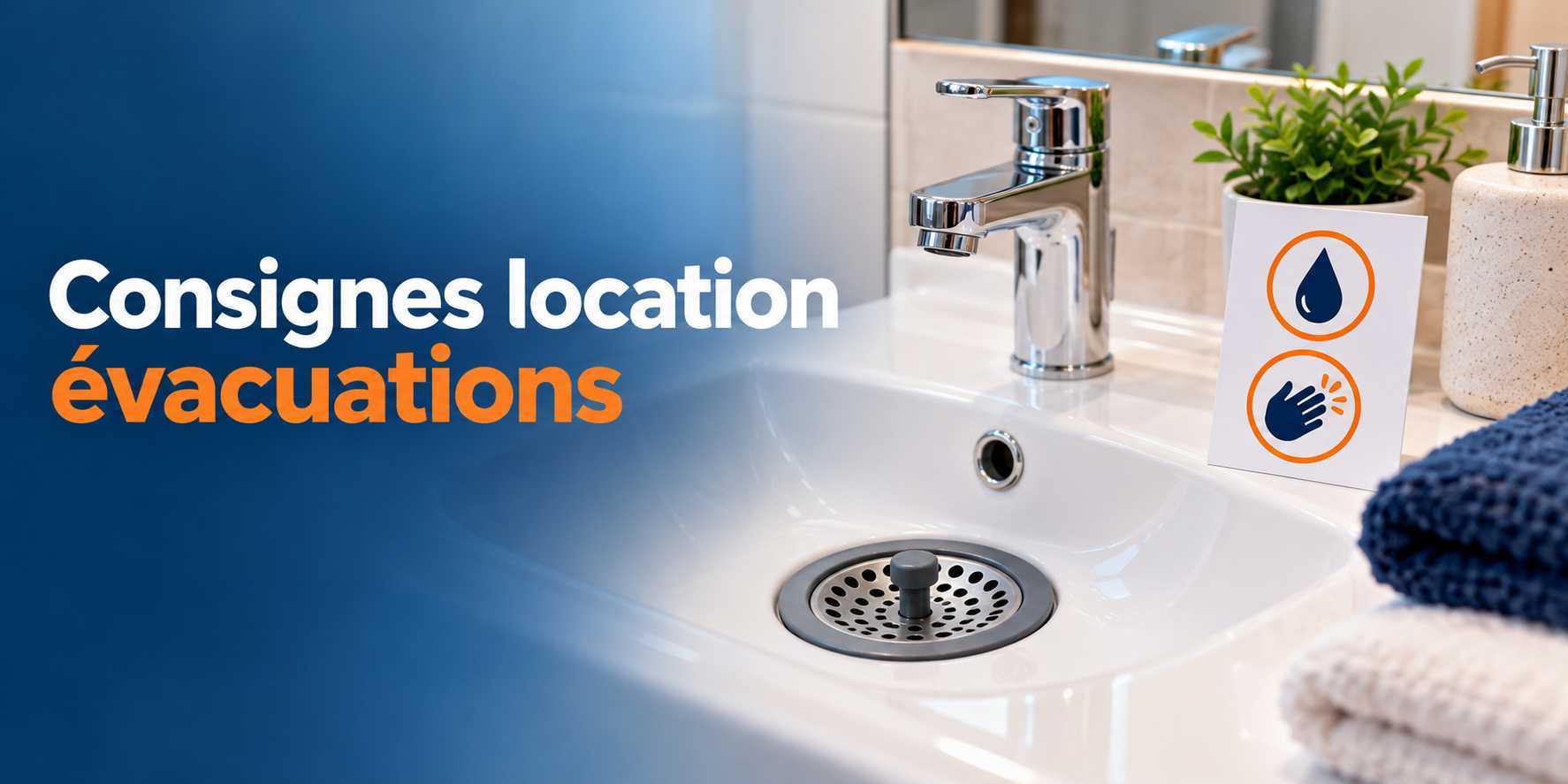 Illustration du sujet : Consignes location évacuations.