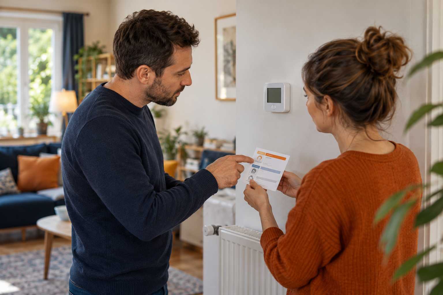 Consigne de chauffage discutée entre plusieurs occupants